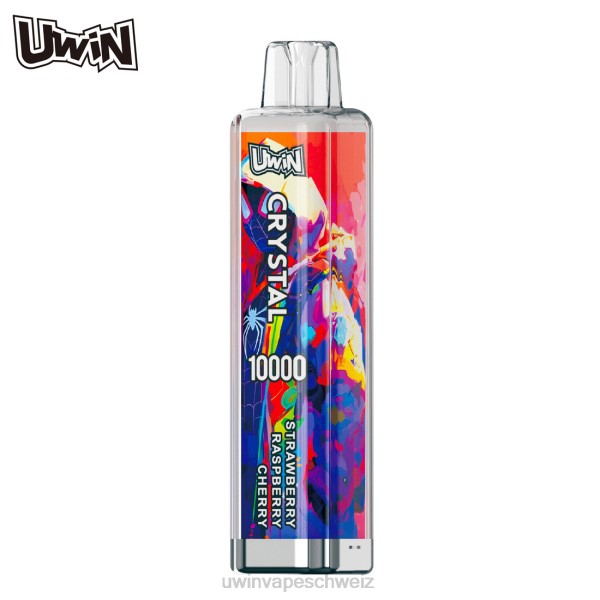 UWIN Vape Preis - UWIN CRYSTAL 10000 Einweg-Vapes 6HZB7 Erdbeer-Himbeer-Kirsche